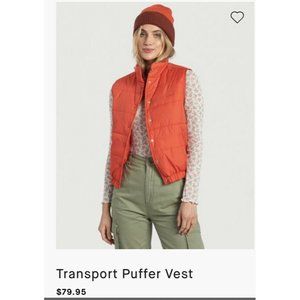 🚫sold🚫 Billabong Transport Puffer Vest